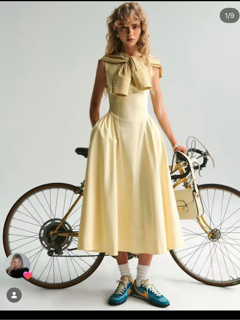 NEW Helsa Stretch Cotton Sateen Midi Dress